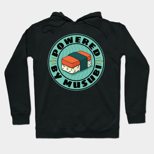 Musubi Kawaii Powered By Musubi Hoodie by Huhnerdieb Apparel